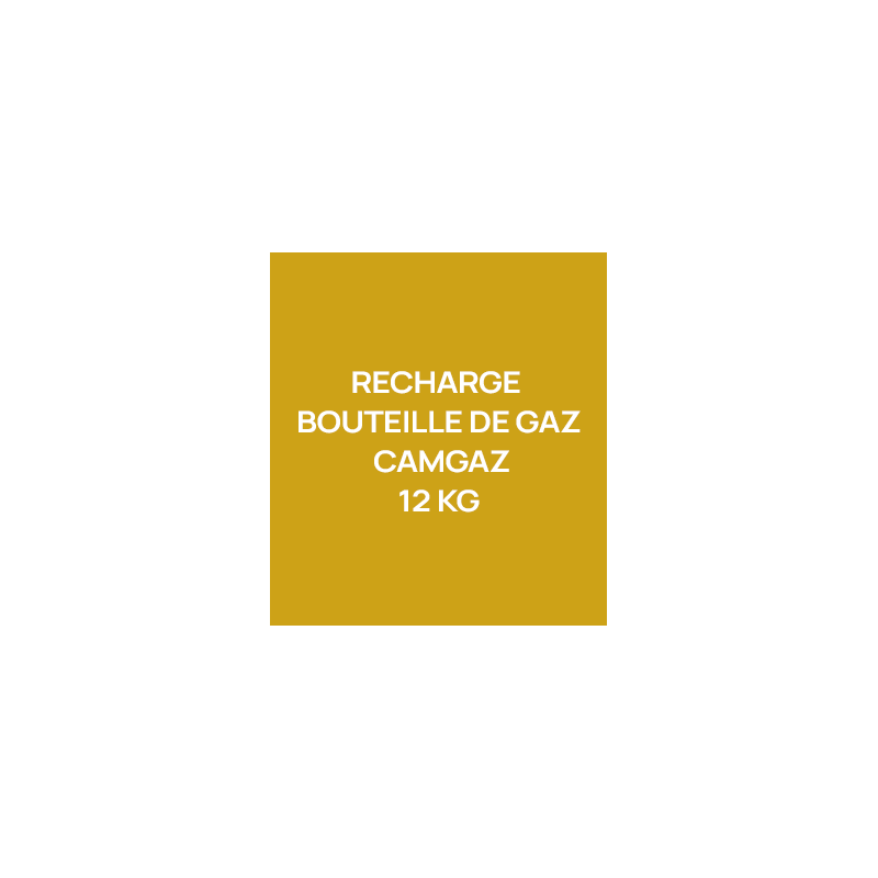 GAS BOTTLE REFILL CAMGAZ 12KG